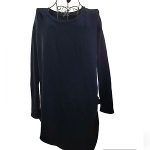 ANTHROPOLOGIE pointed hem long tunic top S